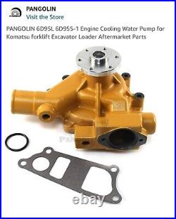 PANGOLIN 6D95L 6D95S-1 Engine Cooling Water Pump for Komatsu forklift Excavator