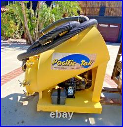 Pacific Tex PV 66 Gallon Vacuum Excavator Heavy Duty Gas skid -Low 38 Hours