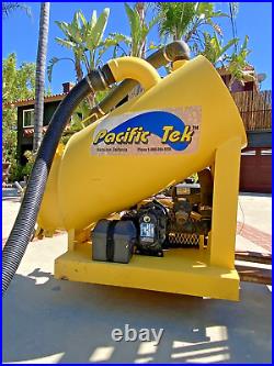 Pacific Tex PV 66 Gallon Vacuum Excavator Heavy Duty Gas skid -Low 38 Hours