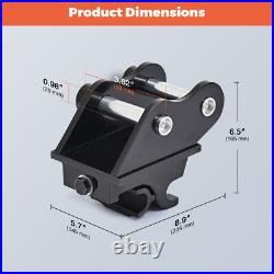 Quick Hitch Coupler Attachment fit for Mini Excavators Diggers Machine