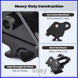 Quick Hitch Coupler Attachment fit for Mini Excavators Diggers Machine