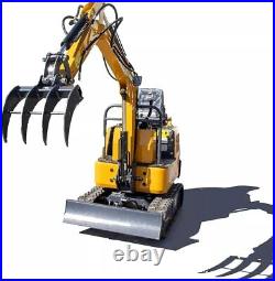 RHINOCEROS Mini Excavator 1 Ton Digger Tracked Crawler with Thumb Holder 13.5HP