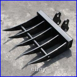Rake Attachment For Mini Excavator 1 Ton To 1.5Ton Mini Digger In Stock USA Rake Attachment For Mini Excavator 1 Ton To 1.5Ton Mini Digger In Stock USA
