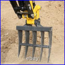 Rake Attachment For Mini Excavator 1 Ton To 1.5Ton Mini Digger In Stock USA Rake Attachment For Mini Excavator 1 Ton To 1.5Ton Mini Digger In Stock USA