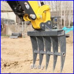 Rake Attachment For Mini Excavator 1 Ton To 1.5Ton Mini Digger In Stock USA Rake Attachment For Mini Excavator 1 Ton To 1.5Ton Mini Digger In Stock USA