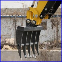 Rake Attachment For Mini Excavator 1 Ton To 1.5Ton Mini Digger In Stock USA Rake Attachment For Mini Excavator 1 Ton To 1.5Ton Mini Digger In Stock USA