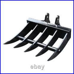 Rake Attachment for Mini Excavator 0.8 Ton to 1.5 Ton Excavator Free Shipping