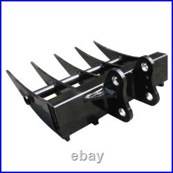 Rake Attachment for Mini Excavator 0.8 Ton to 1.5 Ton Excavator Free Shipping