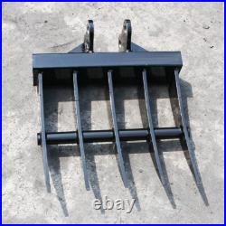 Rake Attachment for Mini Excavator 0.8 Ton to 1.5 Ton Excavator Free Shipping