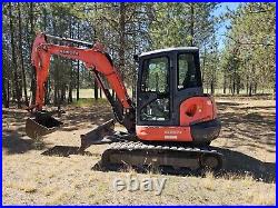 Rare! Pre Emission! Low Hours! Kubota Kx057-4 Excavator