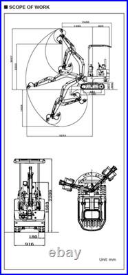 Rippa R10 2025 Mini Excavator Briggs & Stratton engine US Stock