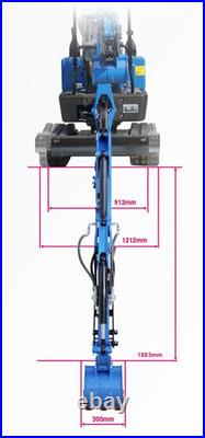 Rippa R10 2025 Mini Excavator Briggs & Stratton engine US Stock