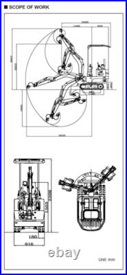 Rippa R10-5 ECO 2025 1.0 ton Mini Excavator B&S Gas engine US stock