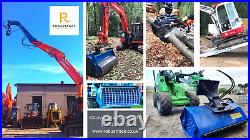 Robustrack LOG GRAB GMR 1000 for 1.51.8 Ton Excavators, Forestry Loaders
