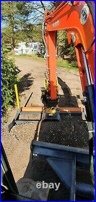 S40 Grading Beam With Roller 2.0MTR Fixed to Suit Tiltrotator