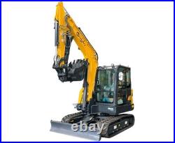 SHANTUI 35Kw STE75 6 Ton Mini Excavator Kubota Engine Smooth Pilot Control
