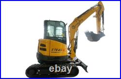 SHANTUI STE45SR 3.8Ton Mini Excavator Yanmar Diesel Yanmar Engine withSide Swing