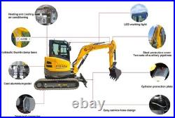 SHANTUI STE45 3.8 Ton Mini Excavator Digger with Yanmar Engine Free Unload
