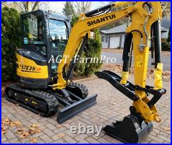 STE35SR 2.8-Ton Mini Excavator Tracked Crawler Yanmar Engine with Pilot Control