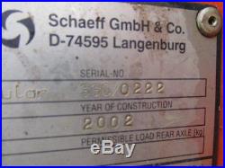Scheaff HR32 Midi Excavator With Cab