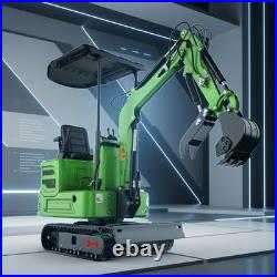 Small Digger1.2Ton 13.5HP B&S, Tracked Excavator For Garden Farm Architecture