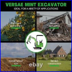 Small Digger1.2Ton 13.5HP B&S, Tracked Excavator For Garden Farm Architecture