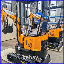 Small Digger Hydraulic Mini Track Excavator with 13.5HP Petrol Engine in Stock