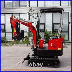 Small Digger Hydraulic Mini Track Excavator with 13.5HP Petrol Engine in Stock