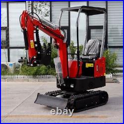 Small Digger Hydraulic Mini Track Excavator with 13.5HP Petrol Engine in Stock