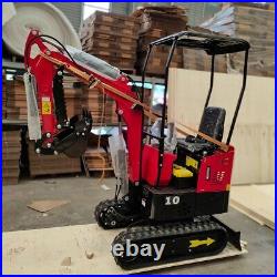 Small Digger Hydraulic Mini Track Excavator with 13.5HP Petrol Engine in Stock