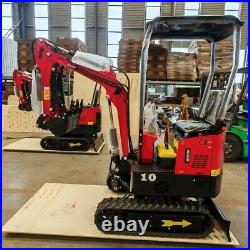 Small Digger Hydraulic Mini Track Excavator with 13.5HP Petrol Engine in Stock