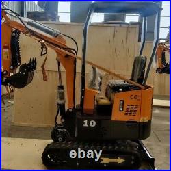 Small Digger Hydraulic Mini Track Excavator with 13.5HP Petrol Engine in Stock