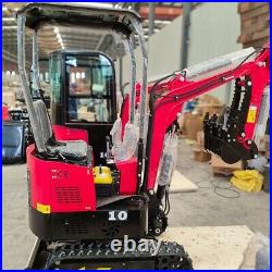 Small Digger Hydraulic Mini Track Excavator with 13.5HP Petrol Engine in Stock