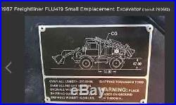 Small Emplacement Excavator