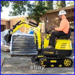 Stark USA 10HP Mini Excavator Hydraulic Digger 306cc Gas Engine Tracked Crawler