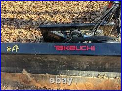 TAKEUCHI 8ft 6-WAY DOZER BLADEUSED ONLY ONCE. LESS THAN 5 HOURS OF USE