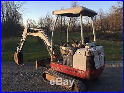 TAKEUCHI TB016 RUBBER TRACKED MINI EXCAVATOR LOW COST SHIPPING RATES