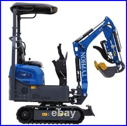 TERROR XI Mini Excavator 1 Ton Digger 13.5hp Gas Tracked Crawler B&S EPA Engine