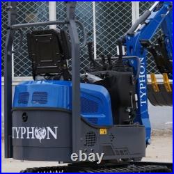 TERROR XI Mini Excavator 1 Ton Digger 13.5hp Gas Tracked Crawler B&S EPA Engine