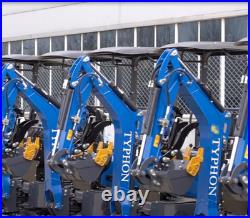 TERROR XI Mini Excavator 1 Ton Digger 13.5hp Gas Tracked Crawler B&S EPA Engine