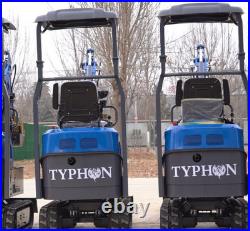 TERROR XI Mini Excavator 1 Ton Digger 13.5hp Gas Tracked Crawler B&S EPA Engine