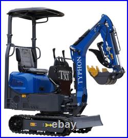 TERROR XI Mini Excavator Digger 13.5hp Gas B&S EPA Engine with 13 Attachments