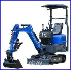 TERROR XI Mini Excavator Digger 13.5hp Gas B&S EPA Engine with 13 Attachments