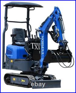 TERROR XI Mini Excavator Digger 13.5hp Gas B&S EPA Engine with 13 Attachments