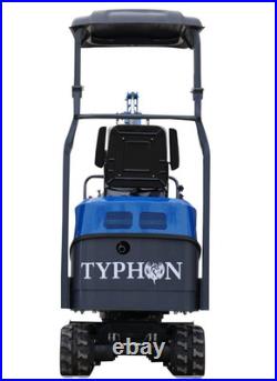 TERROR XI Mini Excavator Digger 13.5hp Gas B&S EPA Engine with 13 Attachments