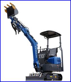 TERROR XI Mini Excavator Digger 13.5hp Gas B&S EPA Engine with 13 Attachments