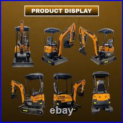 TERROR XVIII 4000lb Mini Excavator 13 Attachment Kubota Boom Swing Pilot Control