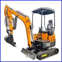 TERROR XVIII 4000lb Mini Excavator 13 Attachment Kubota Boom Swing Pilot Control