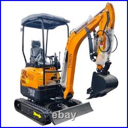 TERROR XVIII 4000lb Mini Excavator 13 Attachment Kubota Boom Swing Pilot Control