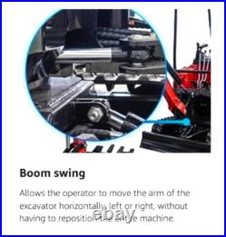 TERROR XVIII 4000lb Mini Excavator 13 Attachment Kubota Boom Swing Pilot Control